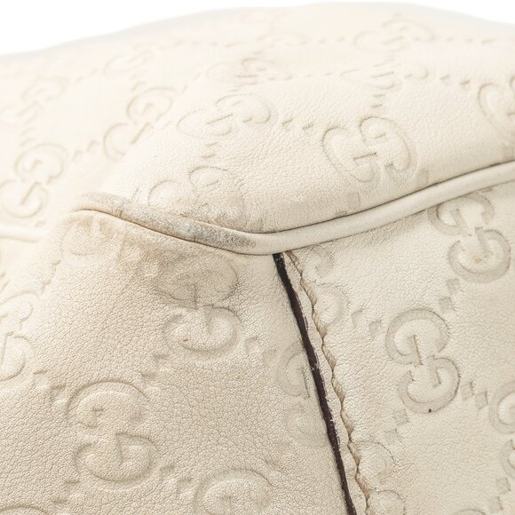 Gucci Sukey Guccissima Beige Leather Tote - Picture 6 of 14